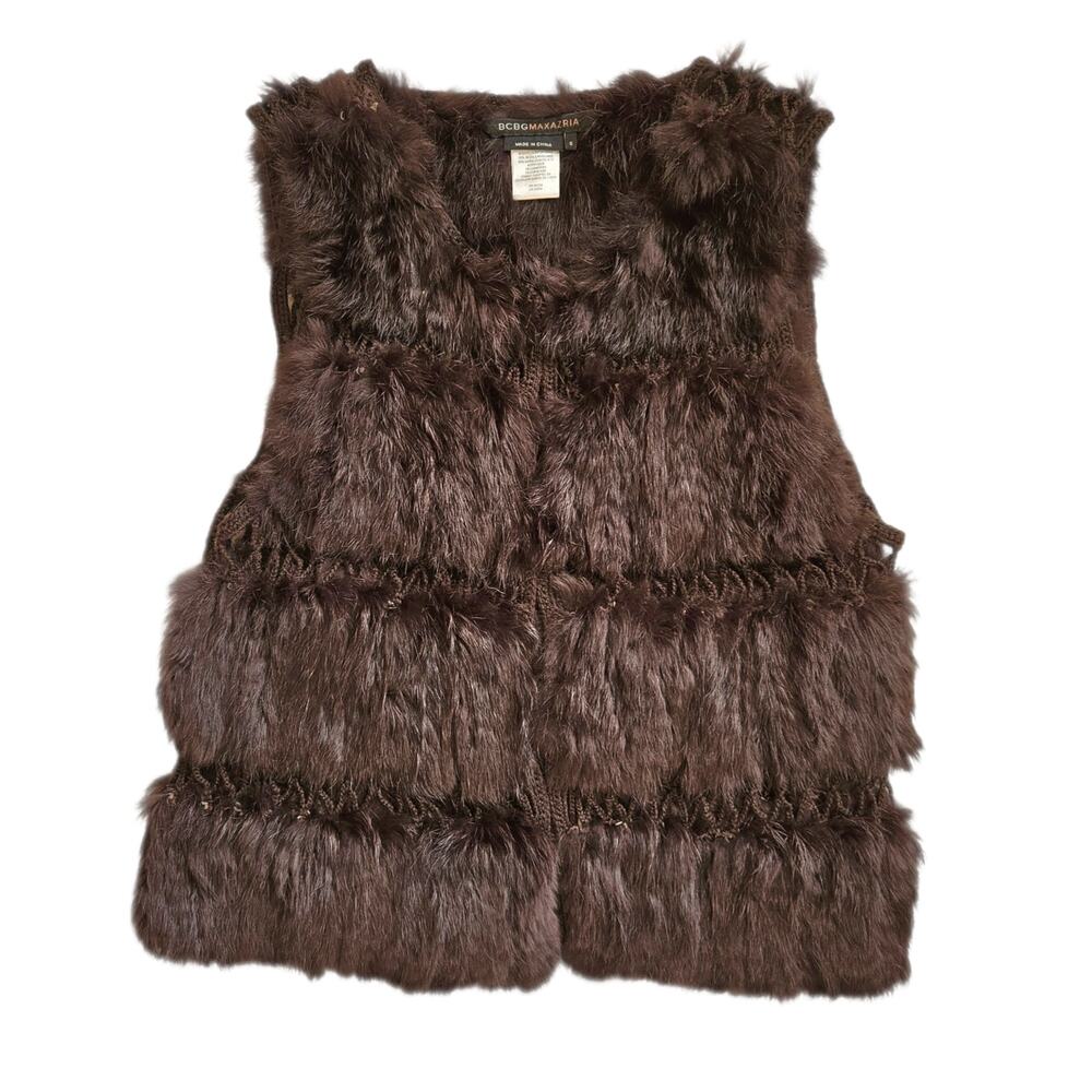 Y2k BCBGMaxazria Fur Crochet Dress Coachella Vibes - Size Small
